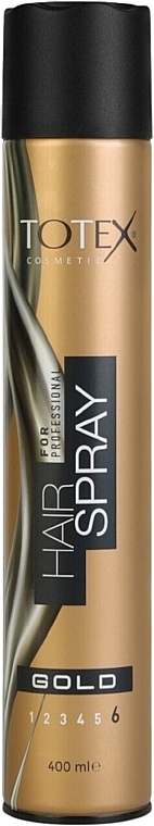 Hairspray - Totex Cosmetic Hair Spray Gold 6 — photo N1