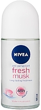 Fragrances, Perfumes, Cosmetics Deodorant - Nivea Roll-On Woman Fresh Musk