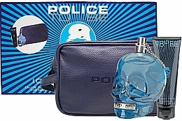 Fragrances, Perfumes, Cosmetics Police To Be Men - Set (edt/125ml + sh/gel/100ml + bag)