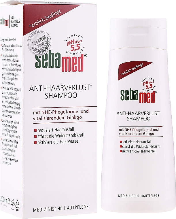 Anti Hair Loss Shampoo - Sebamed Classic Anti-Hairloss Shampoo — photo N1