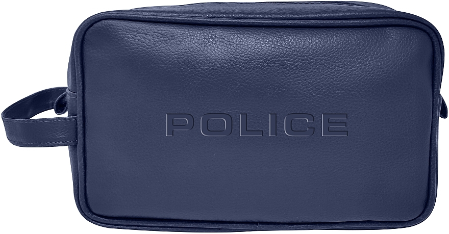 GIFT! Toiletry Bag - Police Trousse Man Blue — photo N2