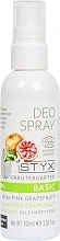 Fragrances, Perfumes, Cosmetics Fresh Grapefruit Body Deodorant Spray - Styx Naturcosmetic Basic Deo Spray
