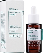 Vitamin C Face Serum - Neogen Dermalogy Real Vitamin C Serum 22% & Kakadu C-plex — photo N2