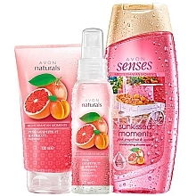 Fragrances, Perfumes, Cosmetics Set - Avon Senses (scr/150ml + b/lot/100ml + sh/gel/250ml)