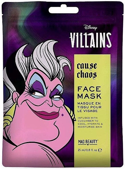 Ursula Face Mask - Mad Beauty Disney Villains Ursula Face Mask — photo N1