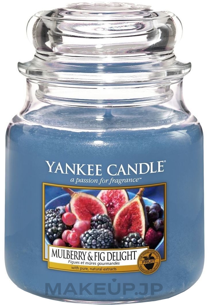 Scented Candle "Mulberry and Fig Delight" - Yankee Candle Mulberry and Fig Delight — photo 411 g