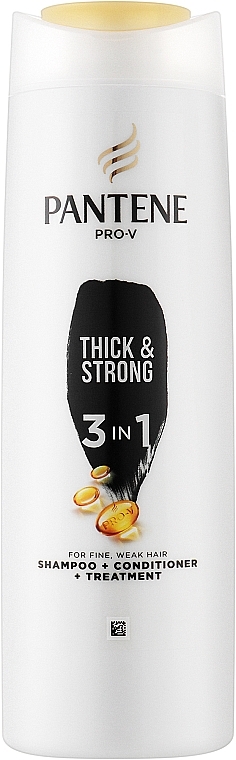 Shampoo 3-in-1 'Thick and Firm' - Pantene Pro-V Total Fullness Shampoo — photo N1