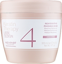 Hair Mask, Moisturizing - Alfaparf Lisse Design Keratin Therapy Rehydrating Mask — photo N14