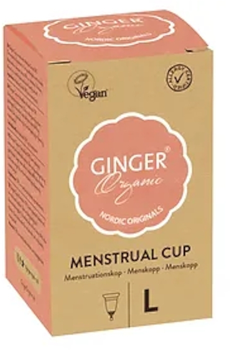 Menstrual Cup, size L - Ginger Organic Menstrual Cup — photo N1