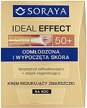 Fragrances, Perfumes, Cosmetics Anti-Wrinkle Night Cream - Soraya Ideal Effect 50+