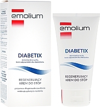Fragrances, Perfumes, Cosmetics Foot Cream - Emolium Diabetix Regenerating Foot Cream 