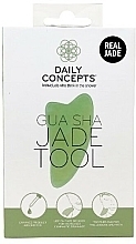 Fragrances, Perfumes, Cosmetics Gua Sha Face Massager, jade - Daily Concepts Jade Gua Sha Facial Tool