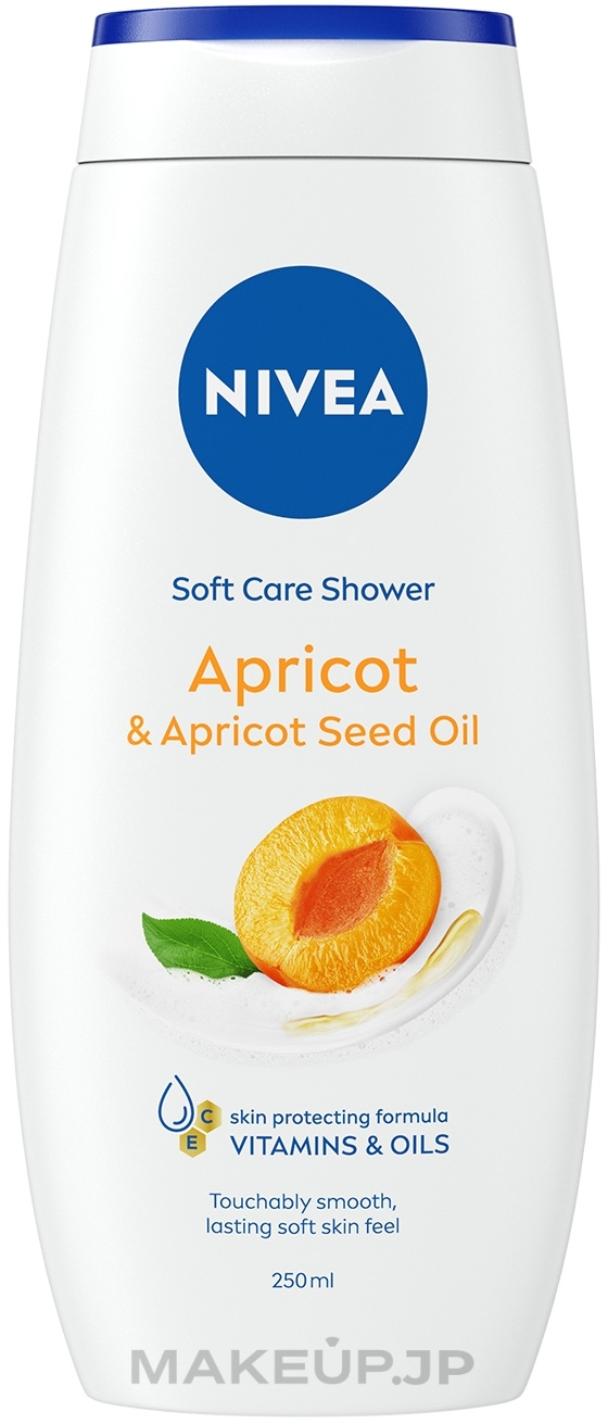 Shower Care Gel "Apricot" - NIVEA Bath Care Shower Care&Apricot Seed Oil — photo 250 ml