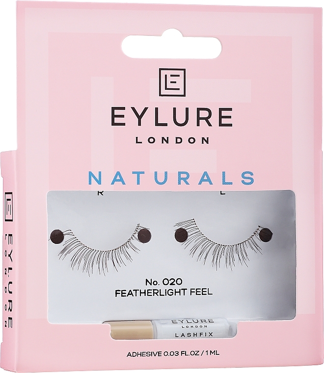 Flase Lashes №020 - Eylure Pre-Glued Naturals — photo N1