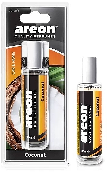 Coconut Car Fragrance Diffuser - Areon Perfume Blister Coconut — photo N1