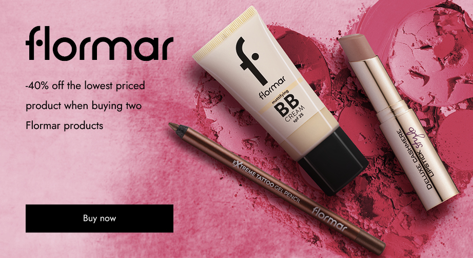 -40% off the lowest priced product when buying two Flormar products