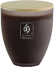 Fragrances, Perfumes, Cosmetics Giardino Benessere Sandalo e Mirra - Perfumed Candle in Brown Glass