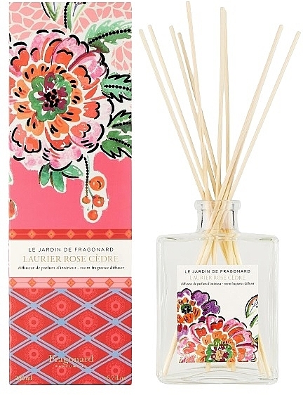 Fragrance Diffuser - Fragonard Laurier Rose Cedre Room Fragrance Diffuser — photo N1