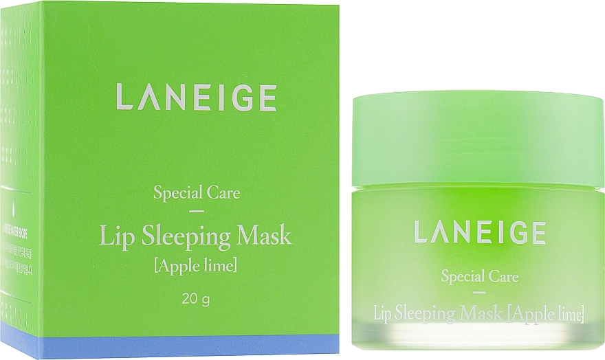 Intensive Regenerating Lip Mask with Apple & Lime Scent - Laneige Lip Sleeping Mask Apple Lime — photo N12
