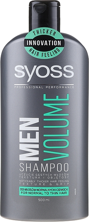 Shampoo for Normal and Thin hair - Syoss Men Volume — photo N3