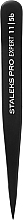 Tweezers, TE-11/5b, black - Staleks Pro — photo N2