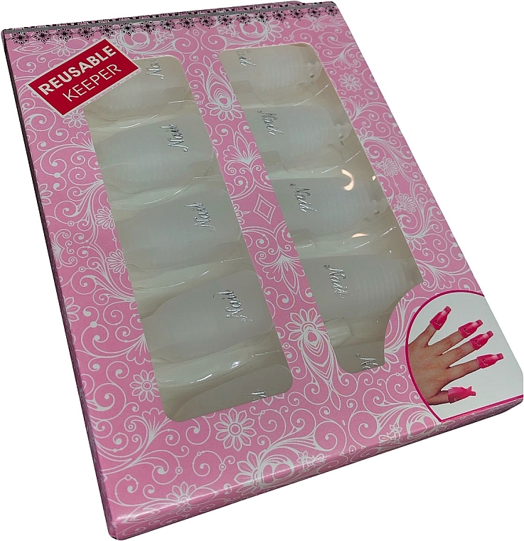 Gel Polish Remover Clips, white - Avenir Cosmetics — photo N2