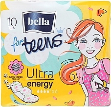Fragrances, Perfumes, Cosmetics Teens Pantiliners Ultra Energy, 10 pcs - Bella