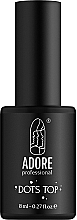 Glossy Top Coat - Adore Professional Dots Top Glossy — photo N1