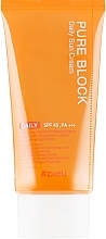 Body Sunscreen - A'pieu Pure Block Natural Daily Sun Cream SPF45/Pa+++ — photo N1