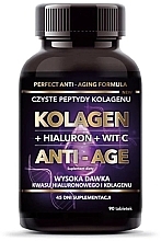 Fragrances, Perfumes, Cosmetics Collagen, Hyaluronic Acid & Vitamin C Pills - Intenson Anti Age Kolagen + Hialuron + Wit C