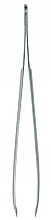 Beveled Eyebrow Tweezers 8.5 cm, nickel-plated - Disna Pharm — photo N1