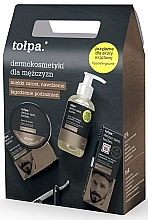 Fragrances, Perfumes, Cosmetics Set - Tolpa Dermo Men Barber (beard/cr/60ml + gel/150ml + beard/balm/75ml)