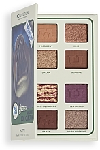 Eyeshadow Palette - Makeup Revolution X Monsters University Card Palette Don Carlton Scare — photo N2