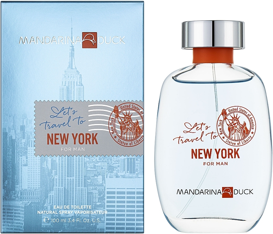 Mandarina Duck Let's Travel To New York For Man - Eau de Toilette — photo N2