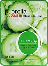 Fragrances, Perfumes, Cosmetics Cucumber Sheet Mask - Puorella Cucumber Natural Mask Sheet