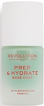 Fragrances, Perfumes, Cosmetics Nail Polish Base - Makeup Revolution Prep&Hydrate Base Coat