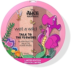 Blush Palette - Wet N Wild Alice in Wonderland Talk To The Flowers Blush Palette — photo N1