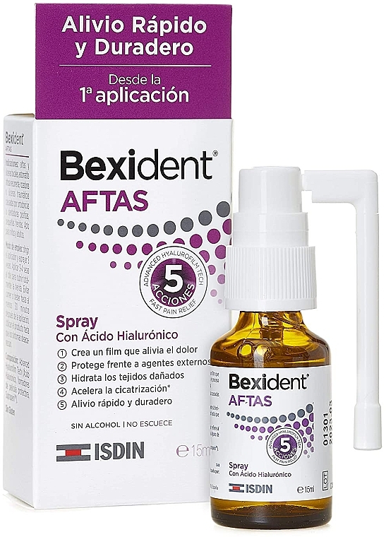 Protective Oral Spray - Isdin Bexident AFTAS Spray — photo N1