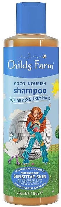 Shampoo for Wavy & Dry Hair - Childs Farm Coco-Nourish Shampoo for Curly & Dry Hair	 — photo N1