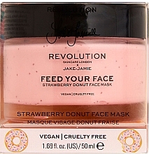 Moisturizing Sheet Mask - Revolution Skincare x Jake Jamie Strawberry Donut Face Mask — photo N3