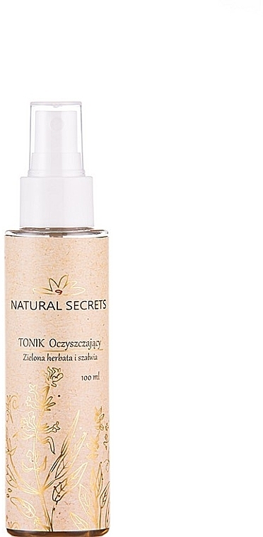 Cleansing Face Tonic 'Green Tea & Sage' - Natural Secrets Cleansing Tonic — photo N1