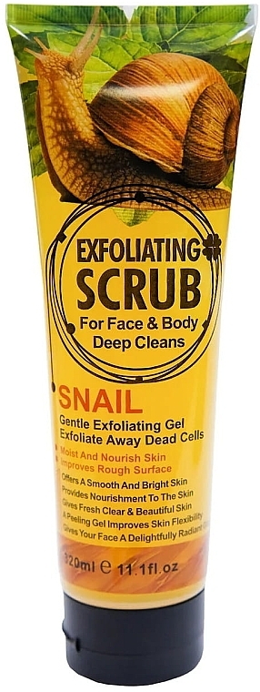 Snail Mucin Face & Body Scrub - Wokali Exfoliating Scrub Snail — photo N1
