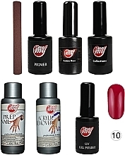 Set - My Nail №10 (base/7g + base/top/7g + gel/polish/7g + primer/14,6g + remover/60ml + prep/60ml + nailfile) — photo N1