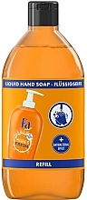 Fragrances, Perfumes, Cosmetics Liquid Soap with Orange Scent and Antibacterial Effect - Fa Hygiene & Fresh Orange Scent Liquid Soap (refill)