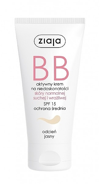 Face BB Cream - Ziaja BB-Cream Jasny — photo N3