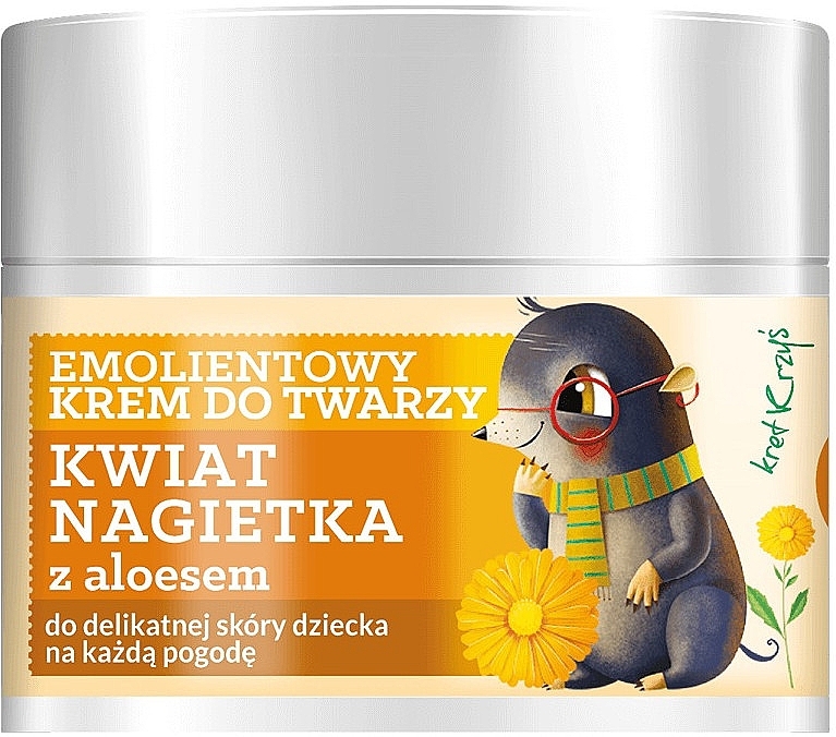 Kids Emollient Face Cream "Calendula Flower" - Farmona Herbal Care Kids — photo N1