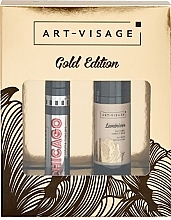 Fragrances, Perfumes, Cosmetics Set - Art-Visage Gold Edition (mascara/7ml + makeup/base/20ml)