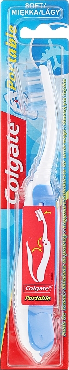 Portable Soft Toothbrush, blue - Colgate Portable Travel Soft Toothbrush — photo N11