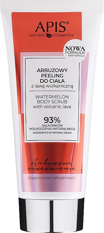 Watermelon Volcanic Lava Body Scrub - APIS Professional Watermelon Body Scrub With Volcanic Lava — photo N3