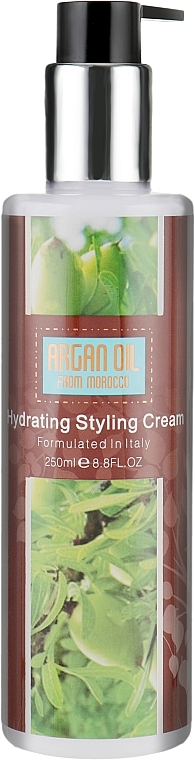 Moisturizing Hair Styling Cream - Clever Hair Cosmetics Morocco argan oil Hydrating Styling Cream — photo N1